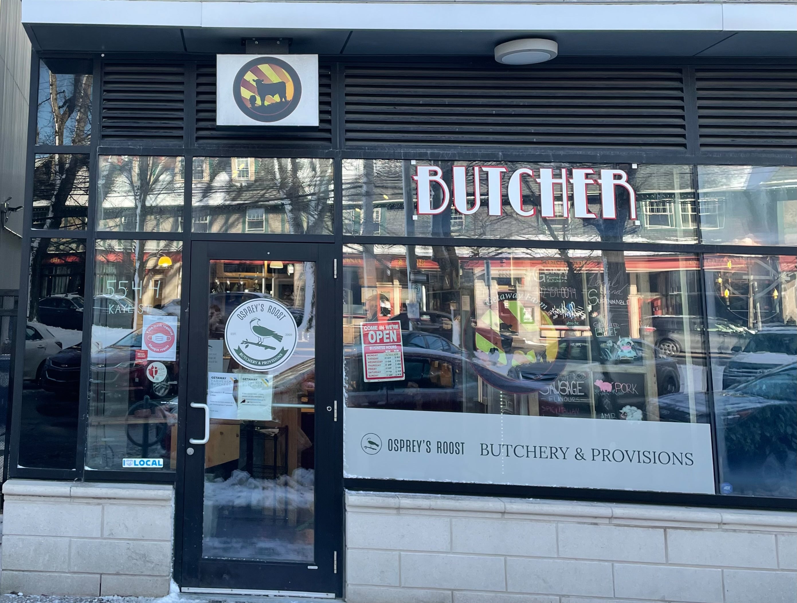 Exterior of Osprey's Roost in the Hydrostone